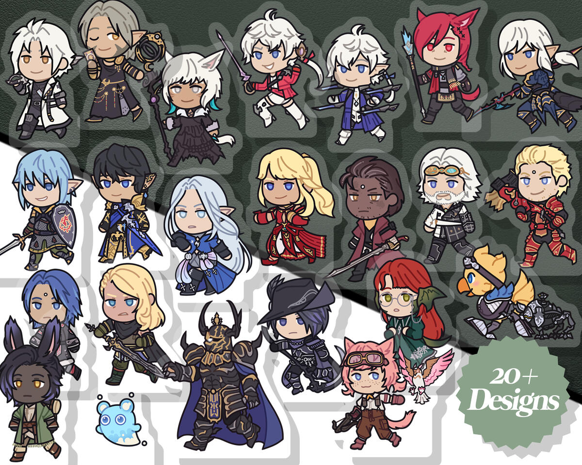 FFXIV Mini Standees